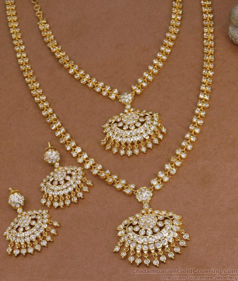 Buy Impon Five Metal Haram Necklace Combo Bridal Jewelry For Women Fashion HR3575