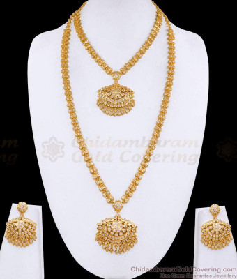 Buy Impon Five Metal Haram Necklace Combo Bridal Jewelry For Women Fashion HR3575