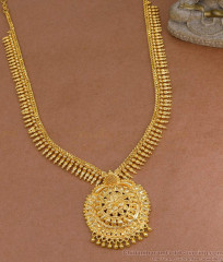 Plain Mullai Mottu Gold Imitation Haram Floral Design Shop Online HR3581