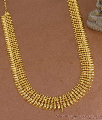 Buy One Gram Gold Mullaipoo Haram Kerala Bridal Collection Online HR3586