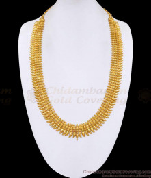 Buy One Gram Gold Mullaipoo Haram Kerala Bridal Collection Online HR3586