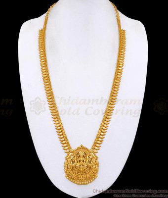 New Arrival Lakshmi Design Gold Plated Haram Mango Mala Pattern HR3598