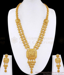 High Quality Two Gram Gold Haram Earring Set Dubai Wedding Jewelry HR3620