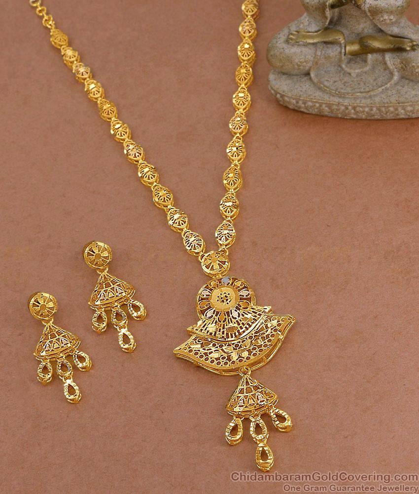 Beautiful Dubai Gold Forming Haram Enamel Design Bridal Wear HR3621 Beautiful Dubai Gold Forming Haram Enamel Design Bridal Wear HR3621