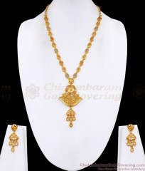 Beautiful Dubai Gold Forming Haram Enamel Design Bridal Wear HR3621