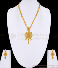 New Arrival Meenakari Pattern Forming Gold Secondary Haram Design For Wedding HR3629