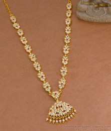 Buy Heavy Original Impon Stone Haram Design Wedding Jewelry Online HR3638