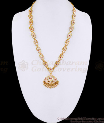 Buy Heavy Original Impon Stone Haram Design Wedding Jewelry Online HR3638