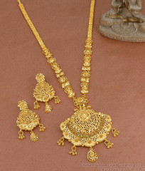 New Arrival Forming Gold Bridal Long Haram Collections Shop Online HR3652