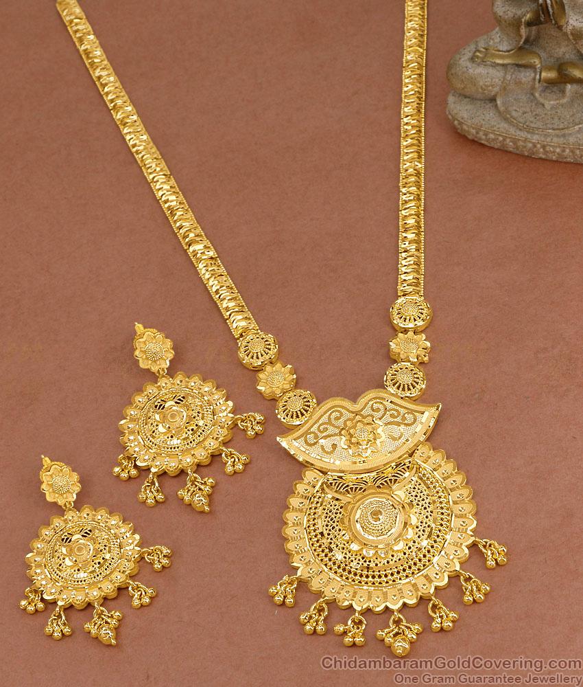 Stylish Bollywood Fashion Forming Gold Long Haram Design Arabic Design Online HR3655