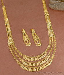 Luxurious Indian Bridal Wear 3-Layer Step Rani Haram Forming Jewelry HR3658