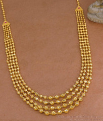 Traditional Gold Imitation Multi Beads Layer Rani Haram For Women HR3670