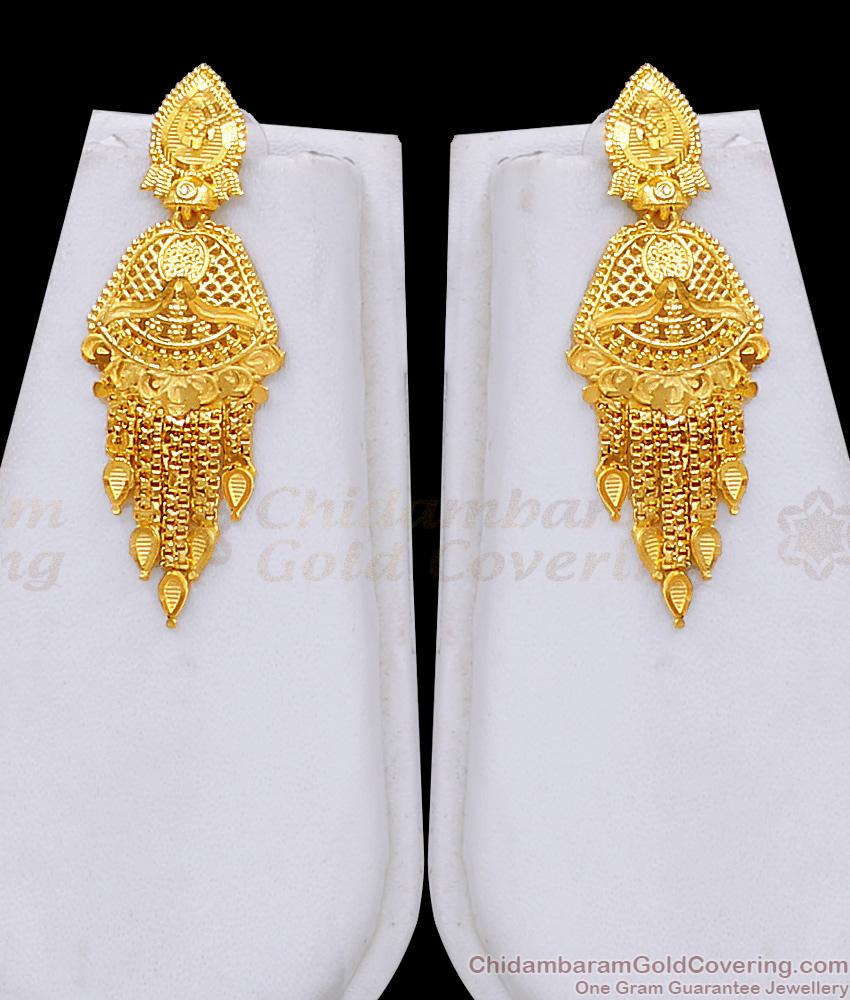Buy Latest Forming Gold Haram Dubai Bridal Jewelry Combo Set HR3676