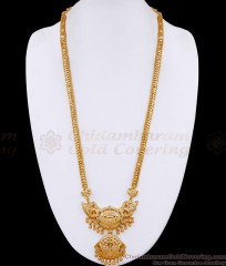 Classic Five Metal Impon Lotus Haram For Women Bridal Wear HR3689