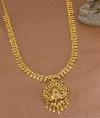 High Quality Gold Imitation Peacock Haram Leaf Design For Wedding HR3695