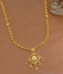 New Arrival Two Gram Gold Long Haram Arabic Bridal Pattern HR3705