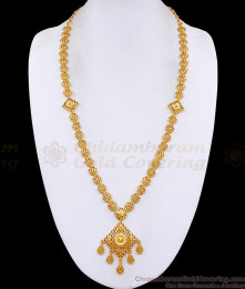 New Arrival Two Gram Gold Long Haram Arabic Bridal Pattern HR3705