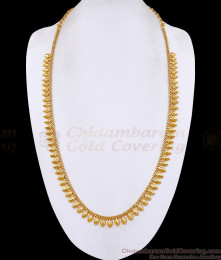 New Arrival Gold Covering Leaf Malai Haram Collections HR3712