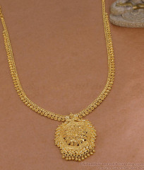 South Indian Gold Plated Mullai Haram Design For Women Wedding HR3715