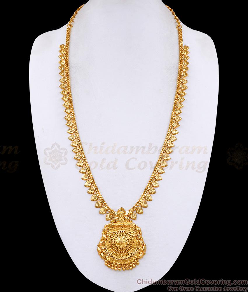 Buy Premium Quality Plain Gold Imitation Haram Design Shop Online HR3716
