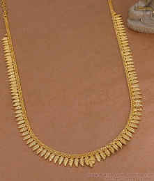 Buy Plain Leaf Design Micro Gold Plated Haram Design For Women HR3724