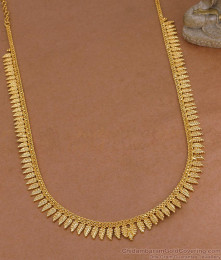 Buy Plain Leaf Design Micro Gold Plated Haram Design For Women HR3724