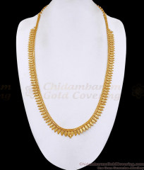 Buy Plain Leaf Design Micro Gold Plated Haram Design For Women HR3724