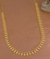 Light Weight One Gram Gold Haram Kerala Bridal Collections HR3725