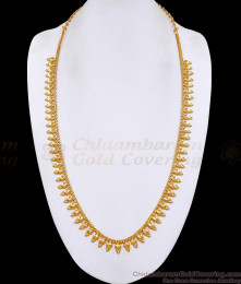 Light Weight One Gram Gold Haram Kerala Bridal Collections HR3725