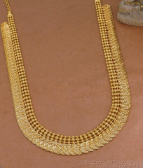 New Arrival Lakshmi Coin Gold Imitation Haram For Women HR3726