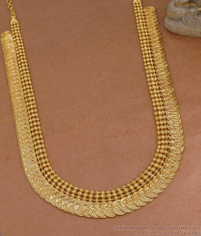New Arrival Lakshmi Coin Gold Imitation Haram For Women HR3726