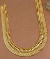 Premium Quality Gold Imitation Lakshmi Coin Long Haram For Wedding HR3736