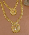 High Quality Micro Gold Plated Haram Necklace Mango Design For Brides HR3741 High Quality Micro Gold Plated Haram Necklace Mango Design For Brides HR3741