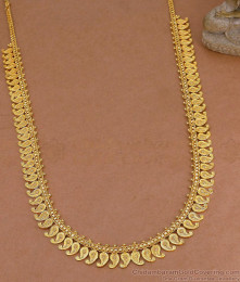Traditional One Gram Gold Mango Haram Kerala Wedding Jewelry HR3745