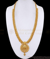 Latest Floral Design Gold Plated Mullaipoo Haram Without Stone HR3747 Latest Floral Design Gold Plated Mullaipoo Haram Without Stone HR3747