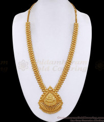 Grand Bridal Wear Lakshmi Design Gold Haram Mango Malai Collection HR3749