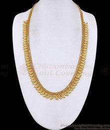 Latest Micro Gold Plated Mango Haram Without Stone For Women HR3757 Latest Micro Gold Plated Mango Haram Without Stone For Women HR3757