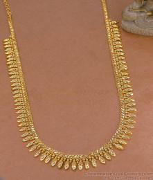 Premium Quality One Gram Gold Mullaipoo Haram Kerala Wedding Jewelry HR3758`