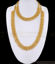 Latest Bridal Wear Gold Imitation Mullaipoo Haram Necklace Set Online HR3765 Latest Bridal Wear Gold Imitation Mullaipoo Haram Necklace Set Online HR3765