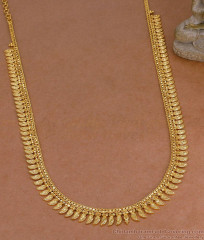 Latest One Gram Gold Mullaipoo Haram Without Stone For Brides HR3775