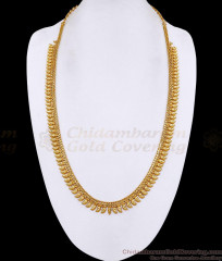 High Quality Micro Gold Plated Plain Mullaipoo Haram Shop Online HR3777
