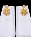 Premium Quality Gold Plated Long Mango Haram White Stone Design HR3787 Premium Quality Gold Plated Long Mango Haram White Stone Design HR3787