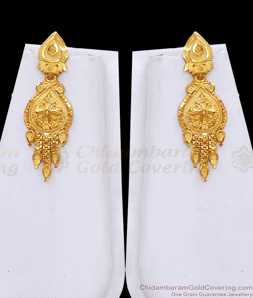 Kerala Pattern Forming Gold Haram Necklace Wedding Jewelry HR3790 Kerala Pattern Forming Gold Haram Necklace Wedding Jewelry HR3790