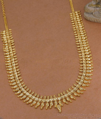 Premium Quality Micro Gold Plated Mango Long Haram HR3791