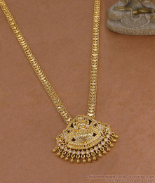 Elegant Lakshmi Design White Stone Gold Imitation Long Haram Shop Online HR3800 Elegant Lakshmi Design White Stone Gold Imitation Long Haram Shop Online HR3800