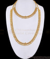 New Model Mullaipoo Gold Plated Haram Necklace Combo Set HR3802 New Model Mullaipoo Gold Plated Haram Necklace Combo Set HR3802