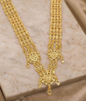 Muslim Wedding Premium Four line Gold Plated Governor Haram HR3809