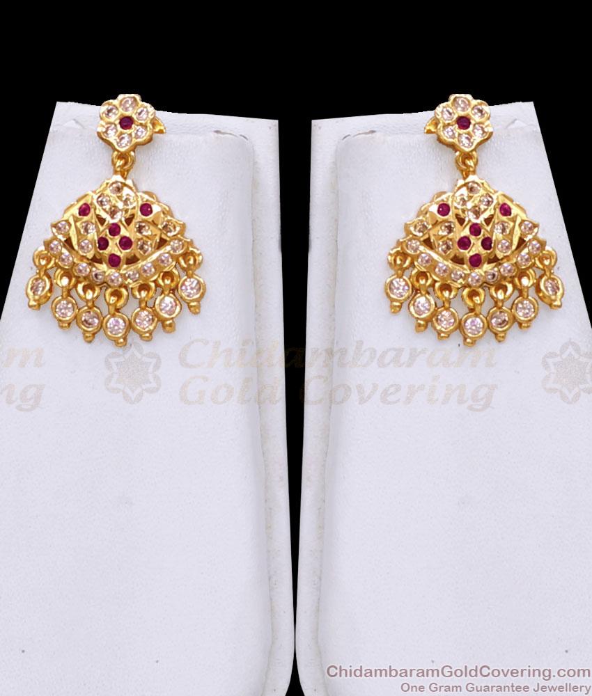 Grand Impon Panchaloha Mango Stone Haram Combo Bridal Set HR3814 Grand Impon Panchaloha Mango Stone Haram Combo Bridal Set HR3814