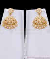 Impon Mango Motif Ruby White Stone Long Haram Necklace Combo Set HR3815 Impon Mango Motif Ruby White Stone Long Haram Necklace Combo Set HR3815
