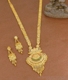 Two Gram Dubai Gold Long Haram Earring Set Arabic Bridal Jewelry HR3822 Two Gram Dubai Gold Long Haram Earring Set Arabic Bridal Jewelry HR3822